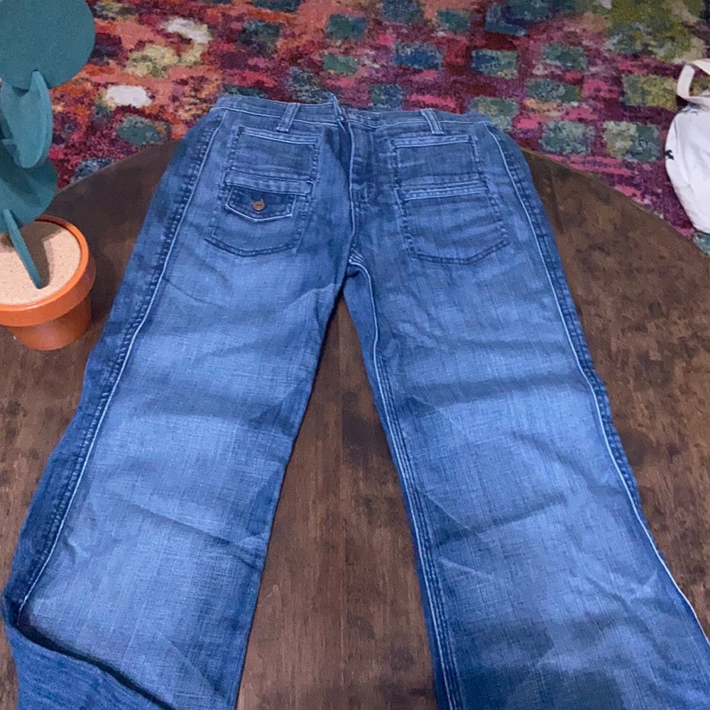 7 for all mankind flare bottomed jeans size 25